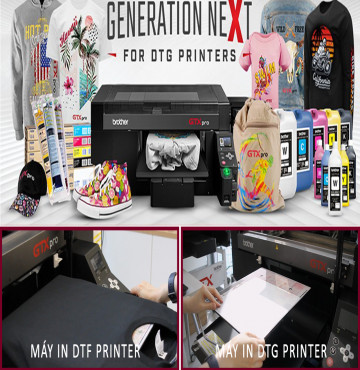 Máy in áo cotton từ công nghệ Brother GTXpro giúp nó trở thành máy in áo thun kỹ thuật số ưa chuộng nhất